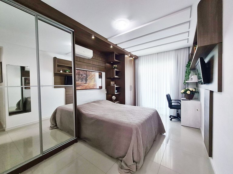 Fino apto para 08 pessoas na Praia de Bombas