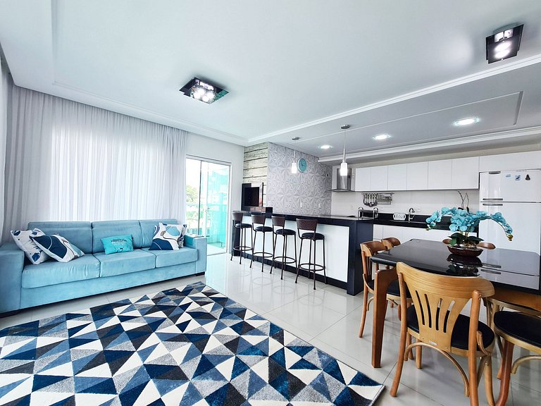 Fino apto para 08 pessoas na Praia de Bombas