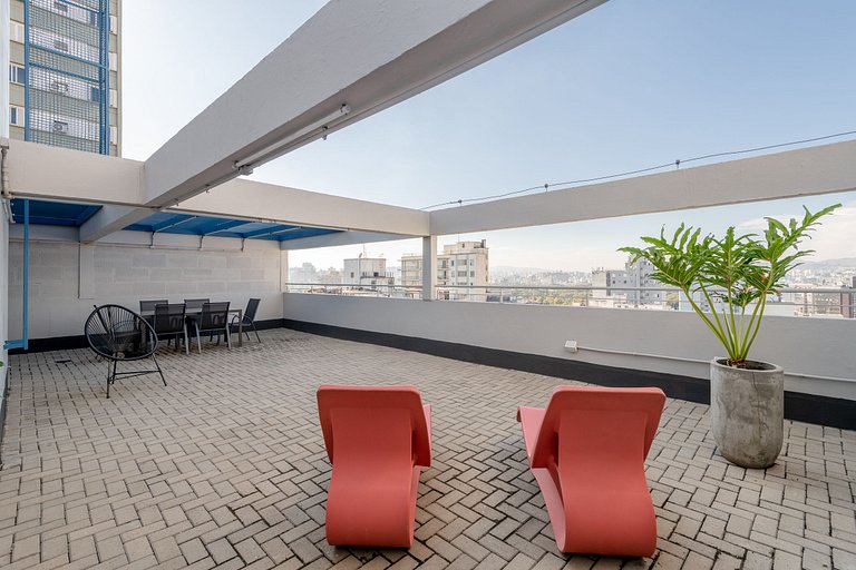 Loft Bergamota: rooftop+coworking - Centro