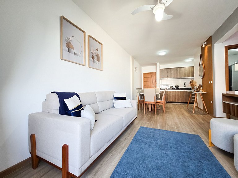 Aconchegante apartamento para 5 pessoas em Bombas