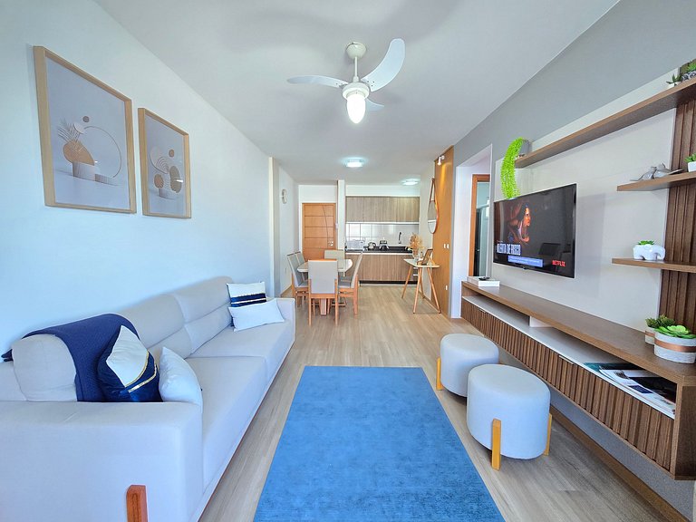 Aconchegante apartamento para 5 pessoas em Bombas