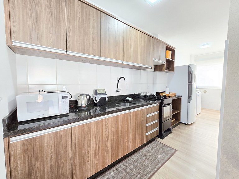 Aconchegante apartamento para 5 pessoas em Bombas