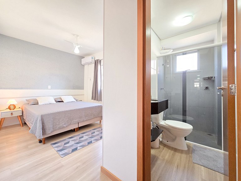 Aconchegante apartamento para 5 pessoas em Bombas