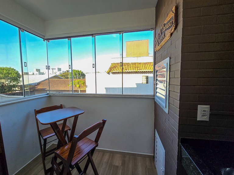 Aconchegante apartamento para 5 pessoas em Bombas