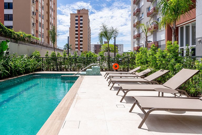 Studio Palms com vaga próximo à PUC
