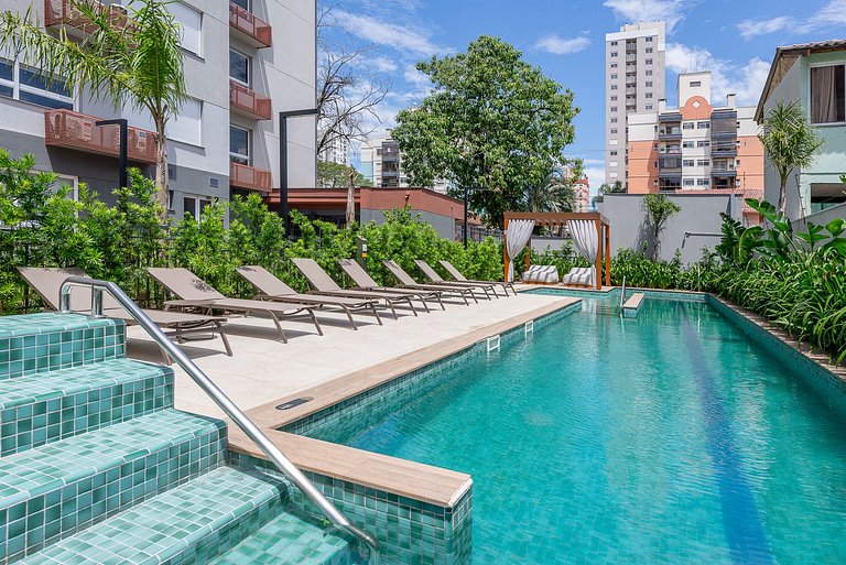 Studio Palms com vaga próximo à PUC