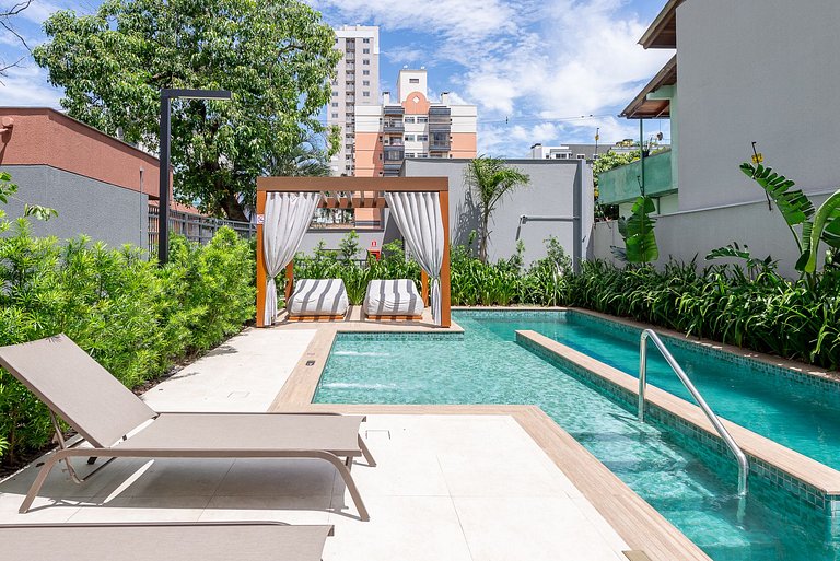 Studio Palms com vaga próximo à PUC