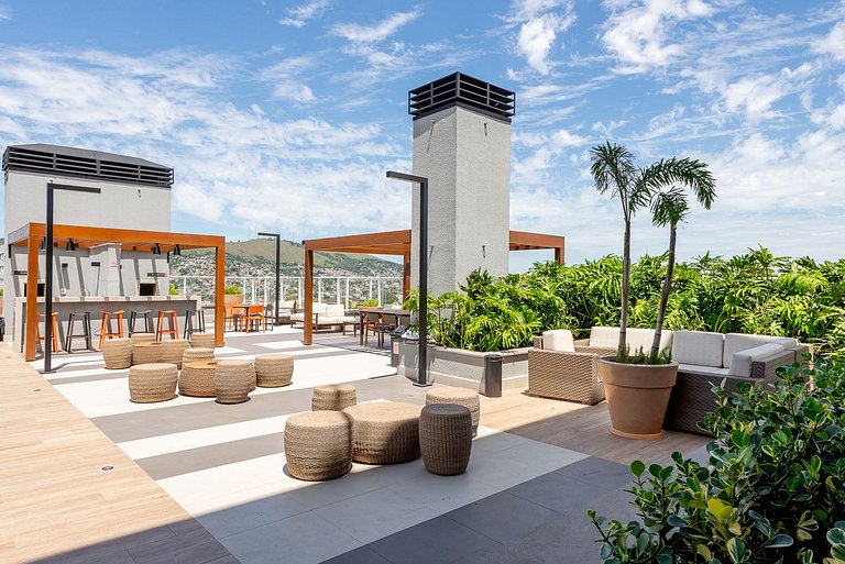 Studio Palms com vaga próximo à PUC