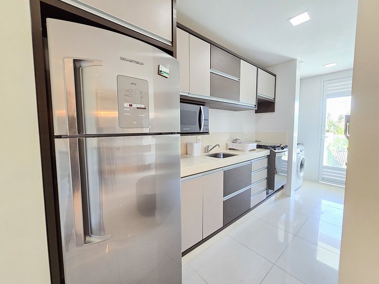 Charmoso apto com 03 quartos na Praia de Bombinhas