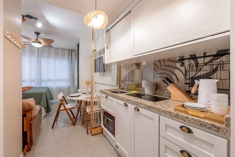 Studio Palms com vaga próximo à PUC