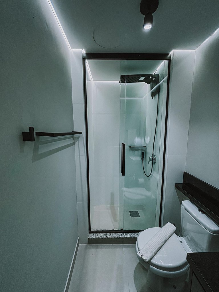 Studio: vaga + piscina + academia - No Moinhos