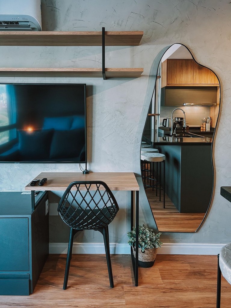 Studio: habitación +piscina +gimnasio - En Moinhos