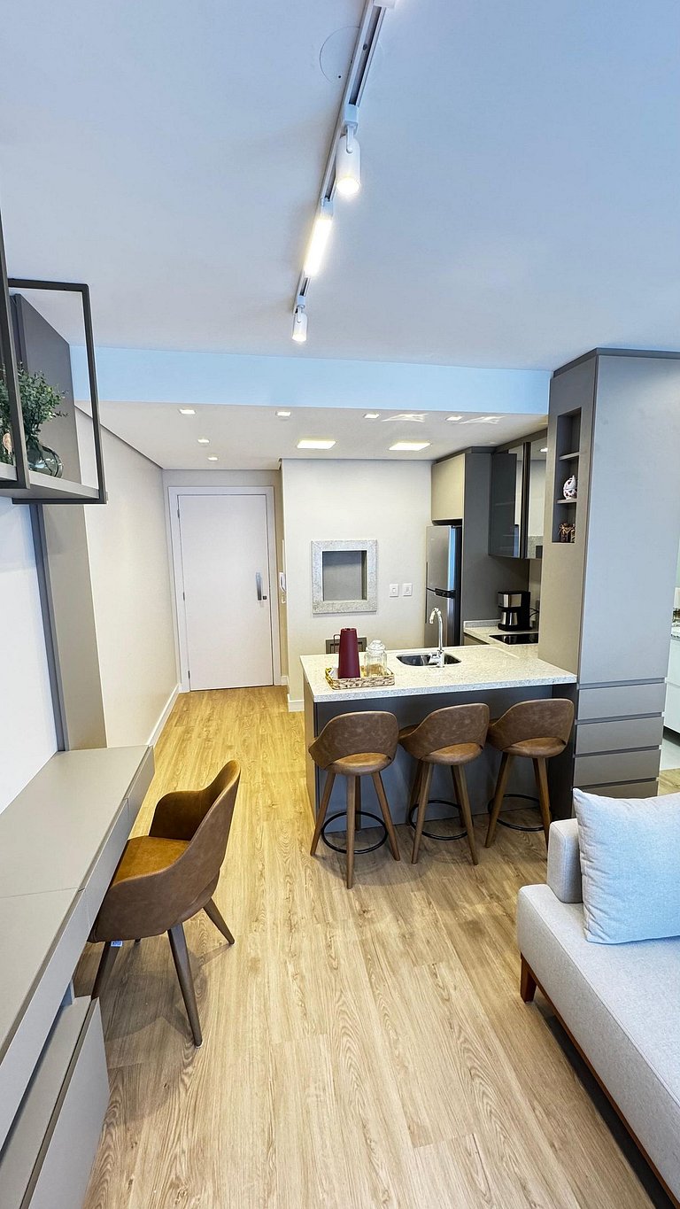 studio: private barbecue area + air conditioning + pool - Q.