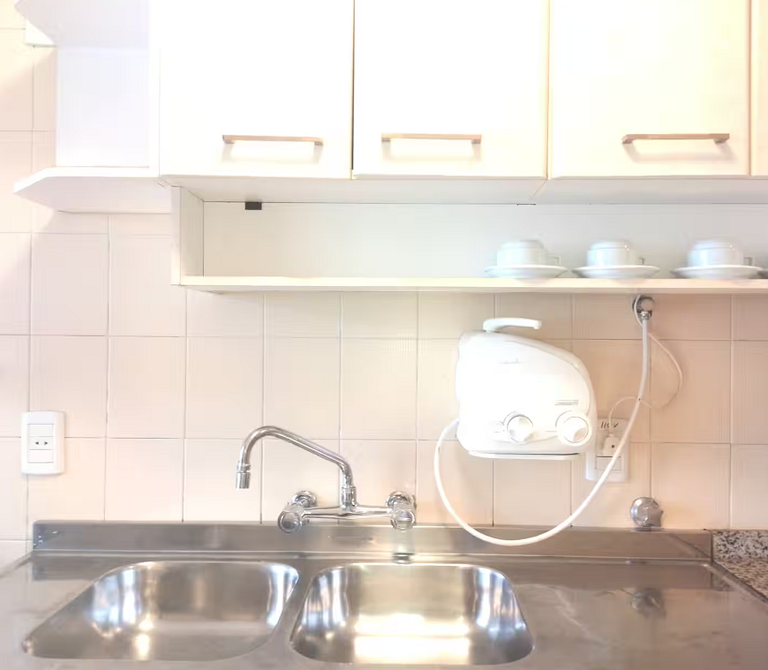 Apto c/ 2 camas queen+vaga+piscina no Auxiliadora