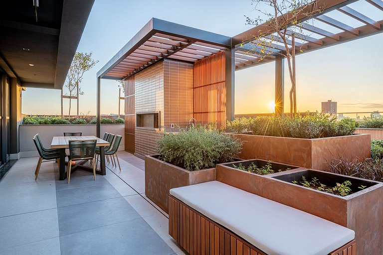 Aspen Studio com Garagem e Lazer Completo