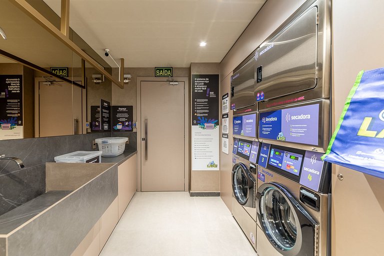 Loft Carcará Parking and Full Amenities