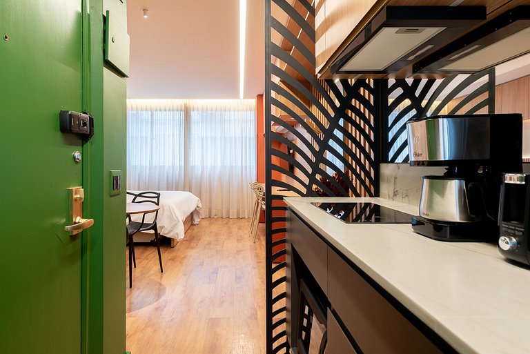 Downtown Studio com garagem no Centro Histórico