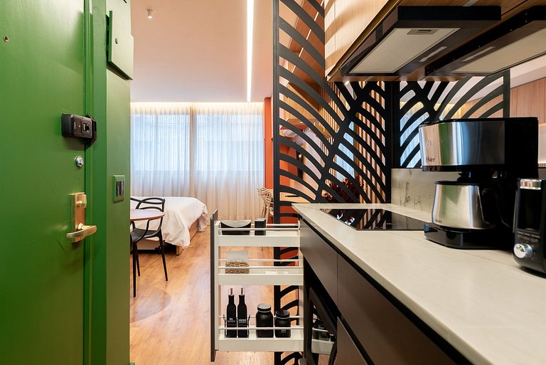 Downtown Studio com garagem no Centro Histórico