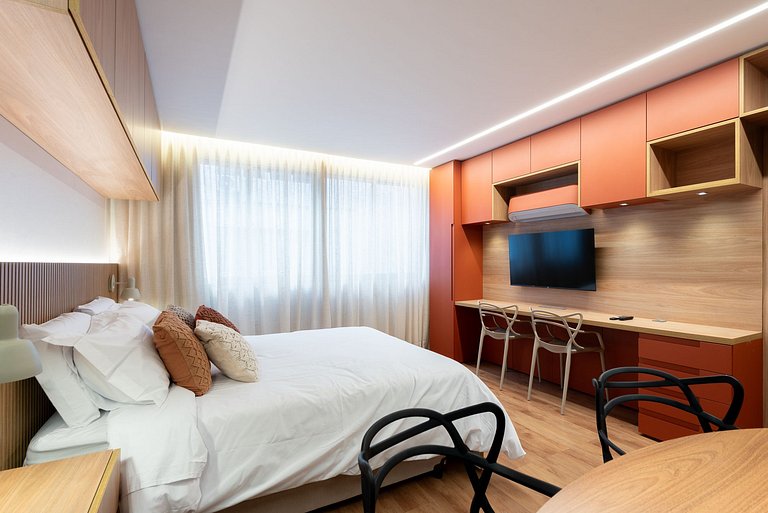 Downtown Studio com garagem no Centro Histórico