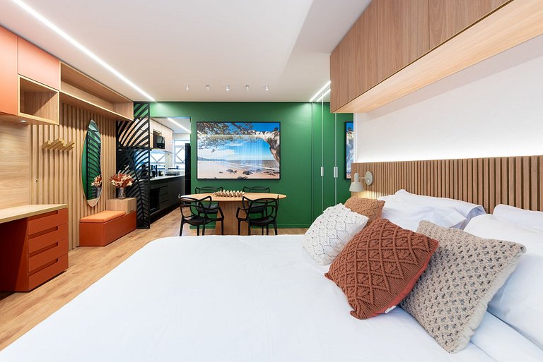 Downtown Studio com garagem no Centro Histórico