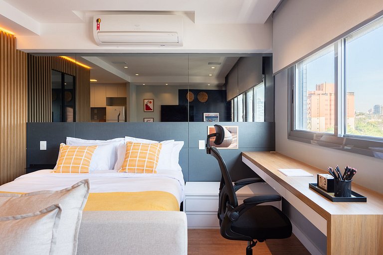 Loft do Viajante com vaga e prox. ao Iguatemi