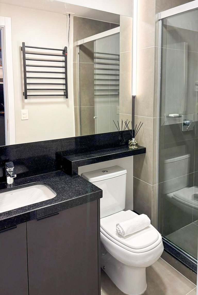 Studio with rooftop and pool on Av. Carlos Gomes