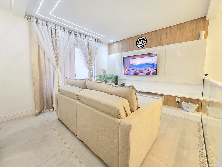 Seu paraíso particular — elegância, conforto e mar