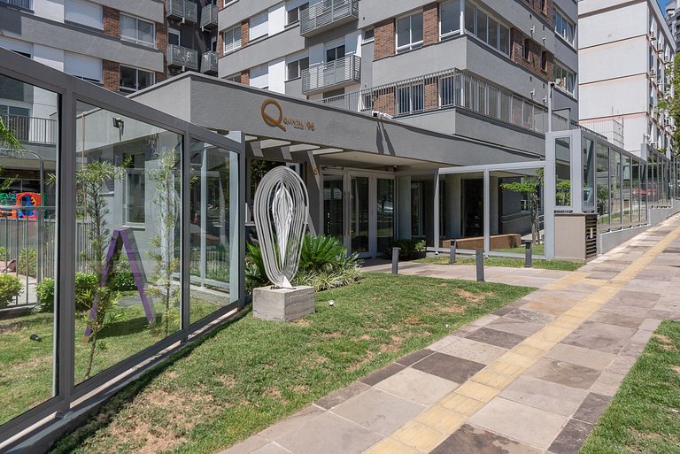 Studio: parking space + pool + gym - In Moinhos