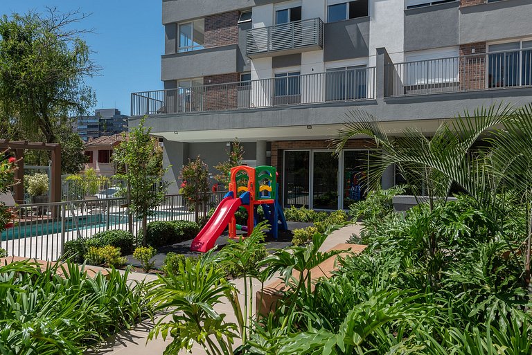 studio: private barbecue area + air conditioning + pool - Q.