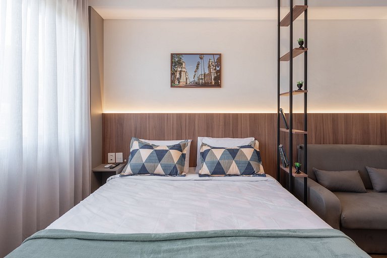 Loft Carcará Parking and Full Amenities