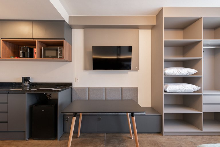 Loft Carcará Garagem e Lazer Completo