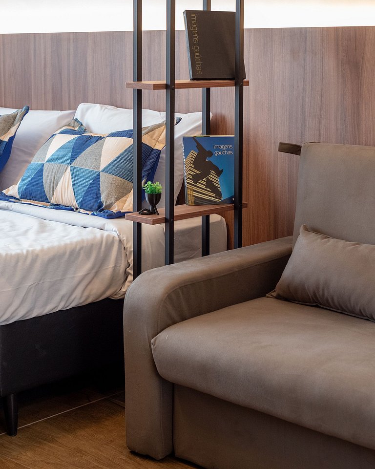 Loft Carcará Parking and Full Amenities