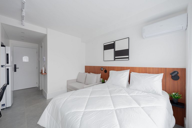 Denver Studio com Garagem e Lazer Completo