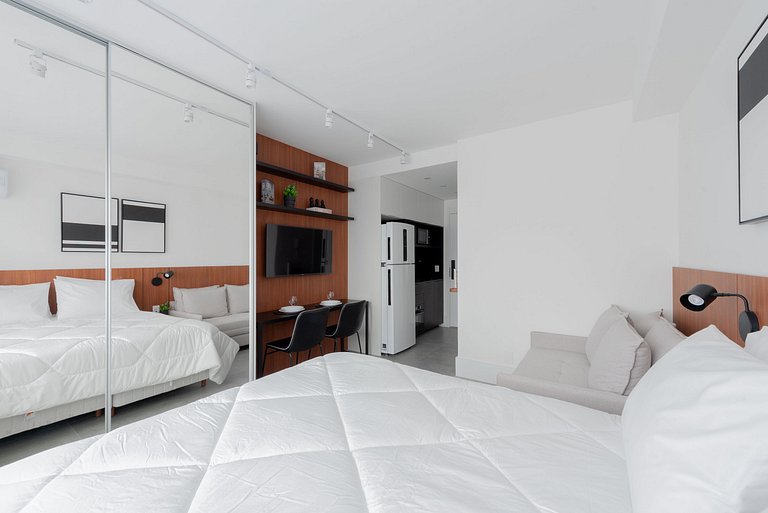 Estudio en Denver con áreas de ocio completas