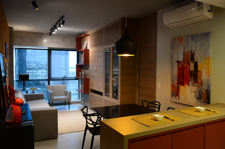 Apto Tokyo Style c/ garagem e vista