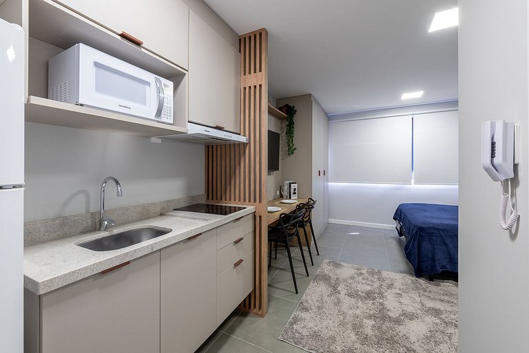 Studio Pecan na Carlos Gomes com infra