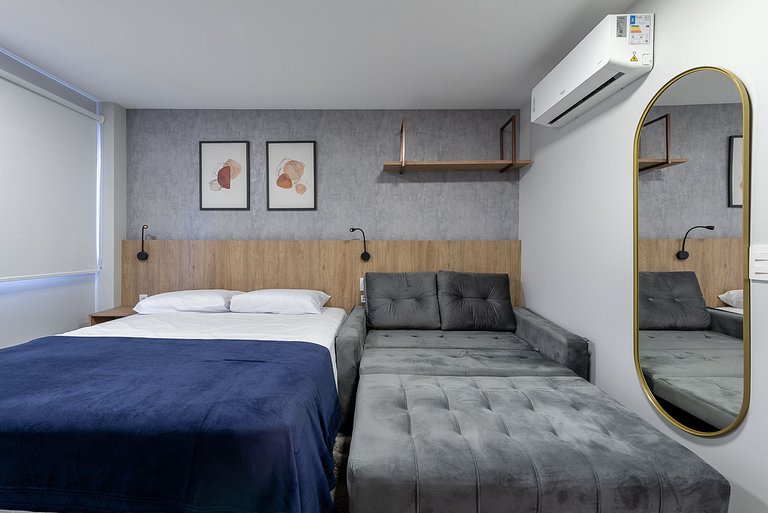 Studio Pecan na Carlos Gomes com infra