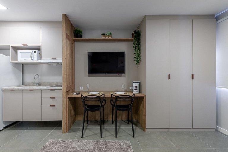 Studio Pecan na Carlos Gomes com infra