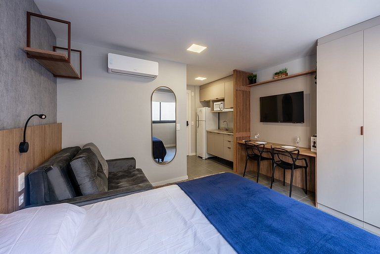 Studio Pecan na Carlos Gomes com infra