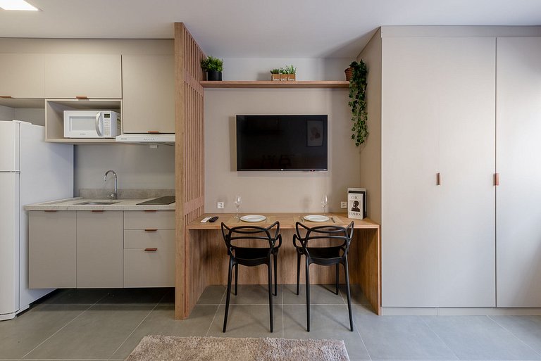 Studio Pecan na Carlos Gomes com infra