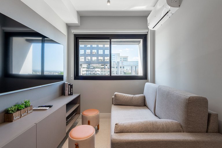 Apartamento Ágata na Carlos Gomes com infra