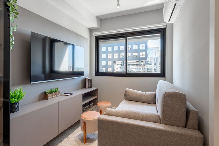 Apartamento Ágata na Carlos Gomes com infra