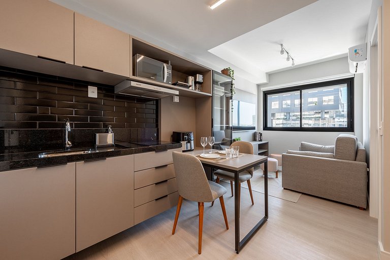 Apartamento Ágata na Carlos Gomes com infra