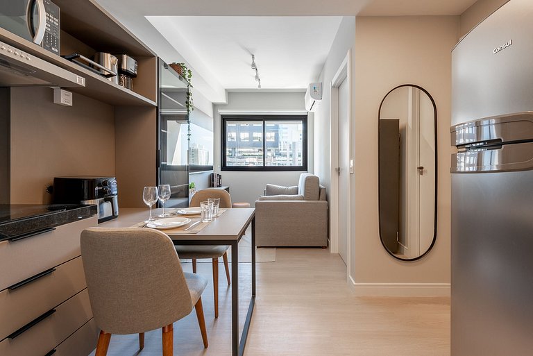 Apartamento Ágata na Carlos Gomes com infra