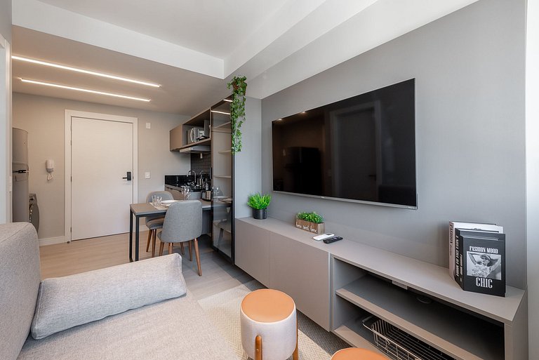 Apartamento Ágata na Carlos Gomes com infra