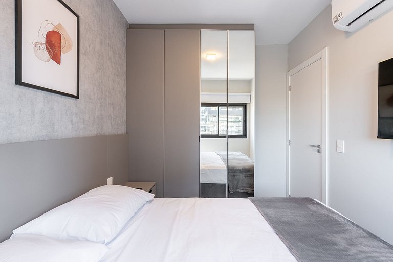 Apartamento Ágata na Carlos Gomes com infra