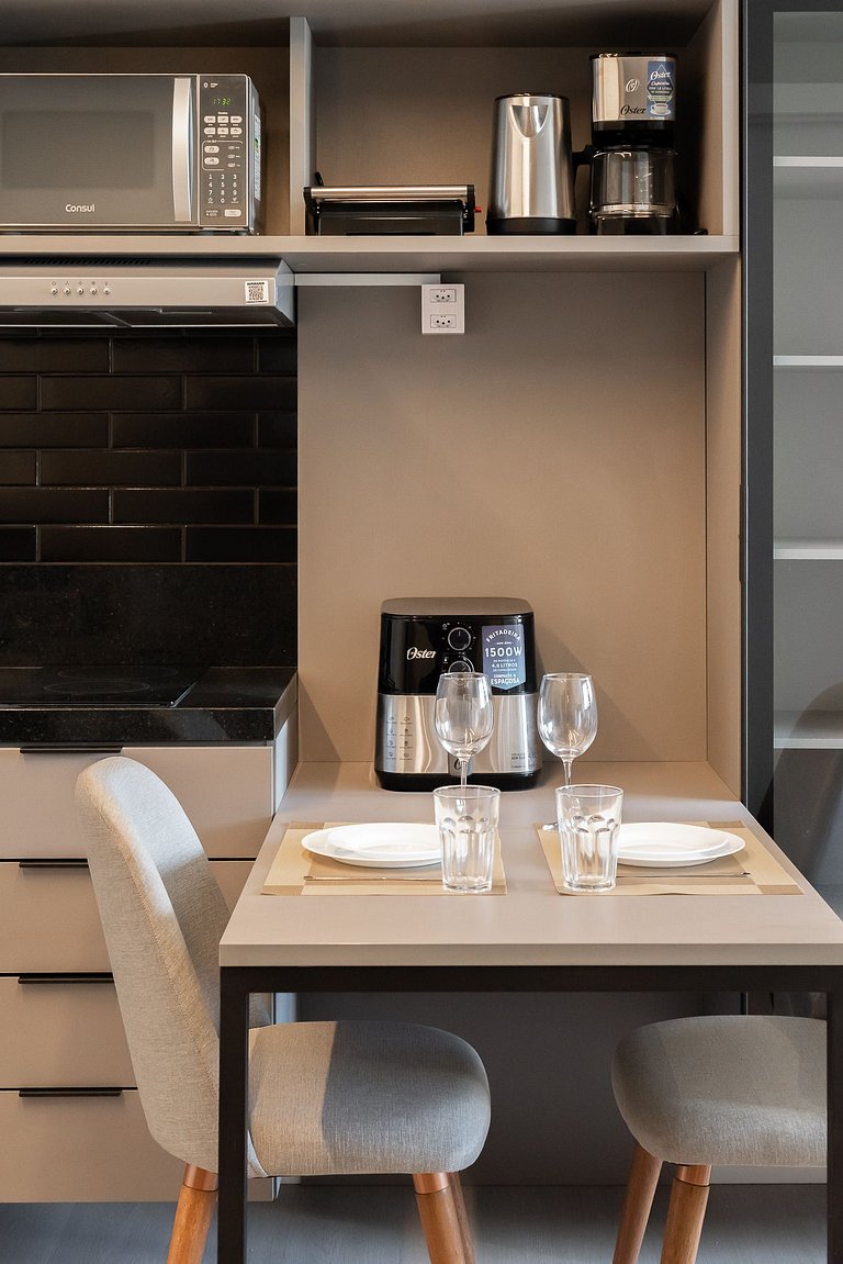 Apartamento Ágata na Carlos Gomes com infra