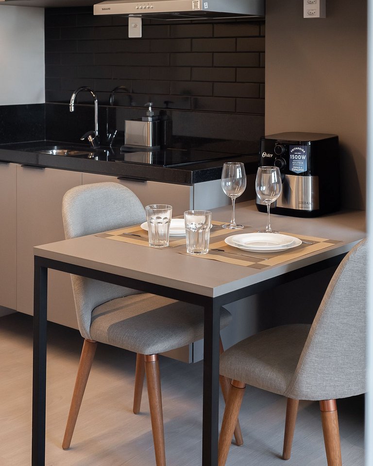 Apartamento Ágata na Carlos Gomes com infra