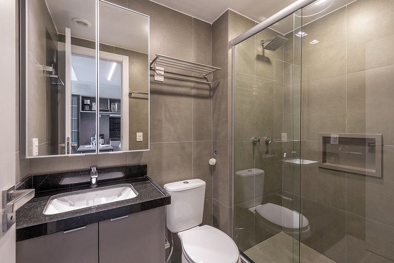 Apartamento Ágata na Carlos Gomes com infra