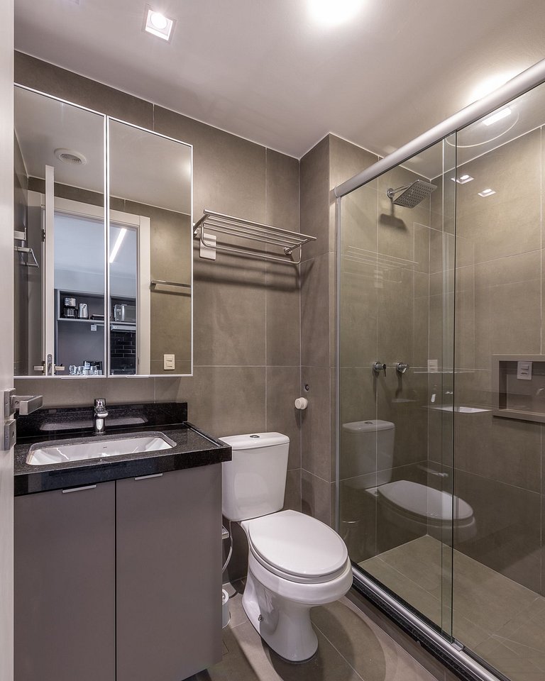 Apartamento Ágata na Carlos Gomes com infra